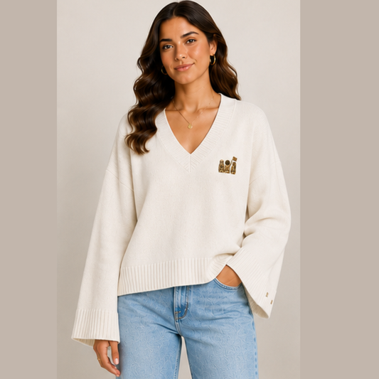 Side Line Fan Girl Knit